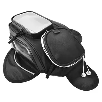 Torba za gorivo moto Vodootporne Prozirna torbica za mobilni telefon za jahanje Navigacijske torbe za pohranu Magnetska Popravljajući kartica Alat Organizator