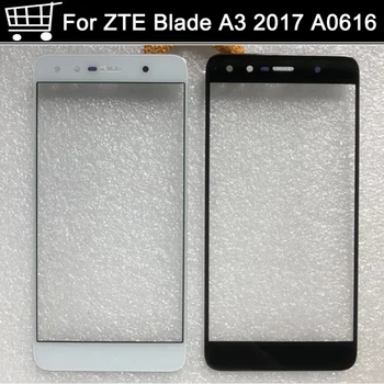 Za ZTE Blade A3 A0616 zaslon Osjetljiv na dodir osjetljivim na Dodir Zaslon Osjetljiv na dodir Digitalizator Staklena ploča Bez fleksibilnog Kabela Za ZTE Blade A3