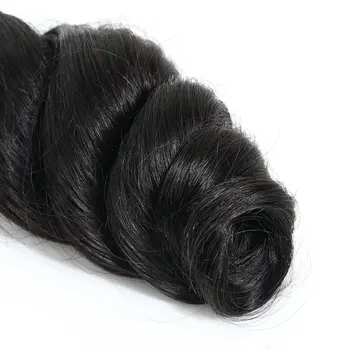 Veleprodaja Pramenova Kose Indijska Kosa je Slobodna Val Grede od Ljudske Kose Prirodni Crni 3/4 Grede Duljina od 8 do 28 cm Besplatna dostava