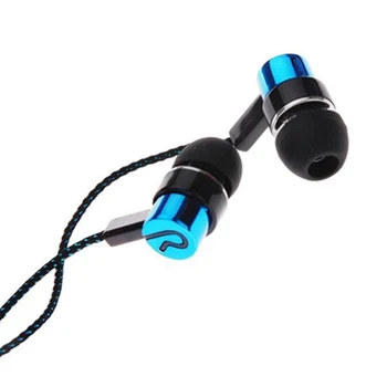 Univerzalni 3,5 mm Slušalice Slušalice Žičane Stereo Kabel Pletenica Slušalice Slušalice za iPhone Samsung Xiaomi Huawei Mobilni Telefon, MP3 MP4