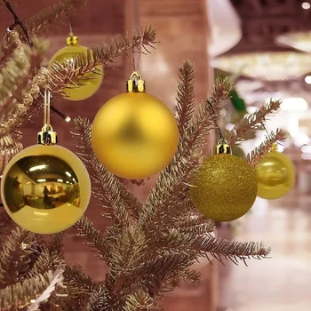 24 kom. 3 cm Božićno Drvce Dekor Loptu Nakit Božićni domjenak Montažni Balon Ukras Dekoracije za dom Božićnim ukrasima Poklon
