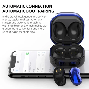 Novi S6 Plus Bežične Bluetooth Eardphone LED Ekran u Boji Digitalni Zaslon Slušalice TWS 5.1 Vodootporan i шумоподавляющая