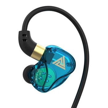 QKZ SK7 Bakar Vozač Ožičen Slušalice Stereo Slušalice HiFi Sportski Glazbena Slušalice za trčanje Igra je Super Woofera Slušalice fone de ouvido