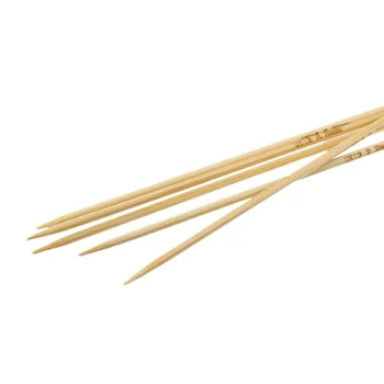 Bambus igle za pletenje Prirodne Dvostruke istakao UK13 2,25 mm,dužina 15 cm,5 kom.