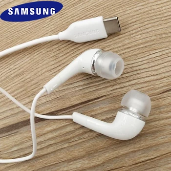Samsung S20 S21 Napomena 10 Plus A80 A90 Tip C Slušalice Žični Regulator Glasnoće za Mikrofon USB-C Slušalice Za Galaxy Note 20 S21 Ultra