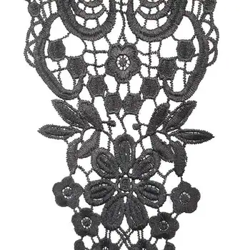 Topiv u vodi čipke gornji dio ženske odjeće s vezom trodimenzionalni kravata poliester lagani svileni šuplje otpremnice ovratnik