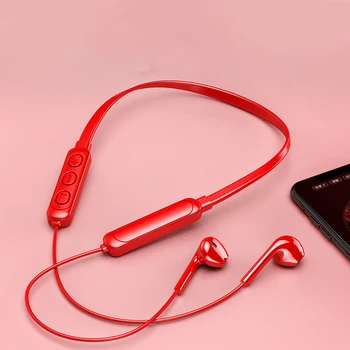 Novi Stil Rotirajući Vrat Sportski Bežična Bluetooth Slušalica Slušalice Бинауральный Beg Mini-Vrat Vješanje Glazbene Čepići Za uši