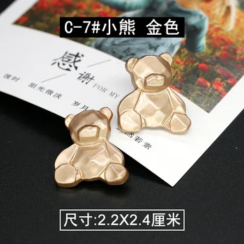 2 kom. Plastični Panda Medvjed Žaba Maleni Ukrasni dječji vrtići kopča za odjeću rukotvorina Šivaći pribor za odjeću Oprema
