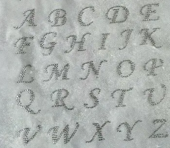 2 list /lot 52 kom. pisma rhinestones oblog zakrpe topla učvršćivanje motiv iz gorskog kristala dizajn željeza na transferu motiv košulja, džemper