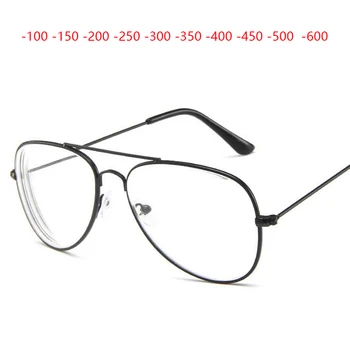 Metalna okvira za mačje oči Naočale za kratkovidnost Naočale -1.0 -1.5 -2.0 -2.5 -3.0 -3.5 -4.0 -5.0 -6.0