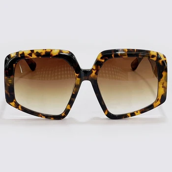 Klasicni Nepravilnog Sunčane Naočale Ženske Dizajnerske Marke Luksuznih Ogroman Trg Sunčane Naočale UV400 Naočale