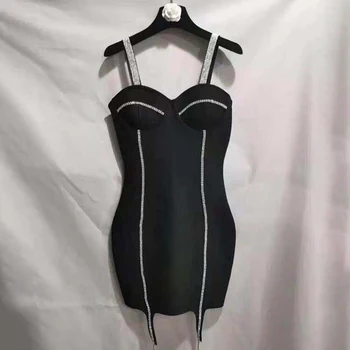 VGH Svakodnevno monotone seksualno suptilna šarenilo haljina Ženski kvadratnom ovratnik Špageti Remen Korejski modne haljine Za žene Ljeto 2022 Novi