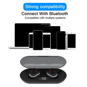 Q1 TWS Bluetooth 5.0 Bežične Stereo Slušalice s redukcijom šuma Telefona na Bežične Slušalice Bluetooth Slušalice