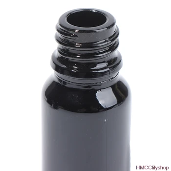 5 ml 50 ML Eteričnog Ulja Crnci Staklene Boce-Dropper Prazne Eura Crni Poklopac za Višekratnu Upotrebu