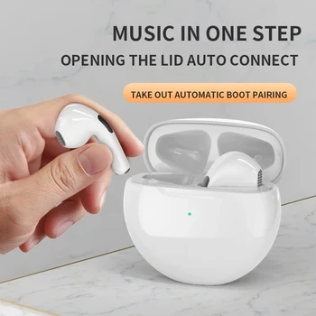 Pro 6 TWS Bežične Bluetooth Slušalice S mikrofonom Slušalice Tws Slušalice s redukcijom šuma Slušalica Pro6 Za telefone iPhone Xiaomi Huawei