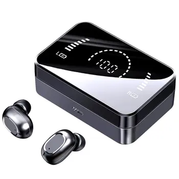 TWS Bluetooth-kompatibilni 5,0 Bežične Slušalice 3500 mah Punjenje Kutija 9D Stereo Sportske Vodootporne Slušalice Slušalice s Mikrofonom