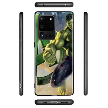 Čudo-Hulk za Samsung A01 02 02S 11 12 21 21S 22 31 32 41 42 51 72 S20 Ultra Plus 4G 5G Crna mekana torbica za telefon