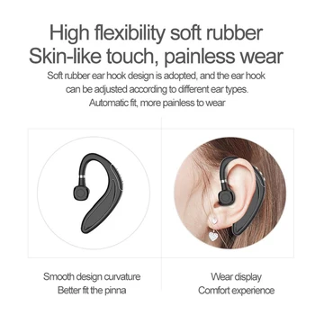 Bežična Bluetooth Slušalica V5 s hands-free komunikacija je Jednosmjerna Rotirajući Slušalice sa mikrofonom Za Povezivanje Dva Uređaja Baterija velikog Kapaciteta