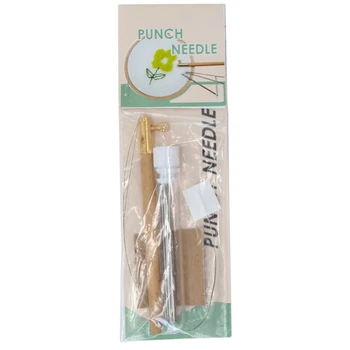 Проткните vez drvenom drškom, Punch drvenu olovku žičane vodilice iglom s tri glave 1,2 mm/ 1,6 mm/ 2,2 mm