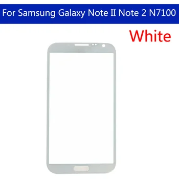 Touch screen Za Samsung N7100 Galaxy Note II N7100 Napomena 2 Napomena 2 Prednji Vanjska Stakla Zamjena Objektiva Zaslon osjetljiv na Dodir 5,5