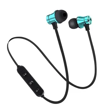 NOVI Magnetski Bluetooth 4.2 Slušalice Sport Trčanje Bežični Vratne Remen Slušalice Slušalice s Mikrofonom Stereo Glazba Za Sve pametne telefone