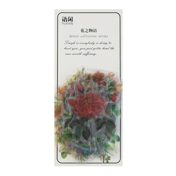 40 Kom./Paket Klasicni Prirodni Biljke Cvijet Naljepnica Dekorativna Dnevnik Scrapbooking Planer Magazin Naljepnica Estetska Celina