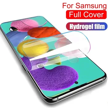 Zaštitna folija za ekran Samsung Galaxy S21 Plus Napomena 20 10 Lite S20 FE A02S A32 A72 A52 A71 A51 A12 A30S Гидрогелевая film