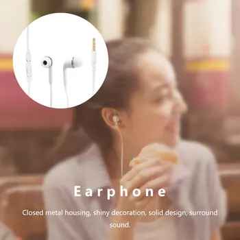 Novi Stereo Woofera Slušalice s Mikrofonom Žičano Gaming Slušalice za telefon Samsung Apple Iphone ear-phone