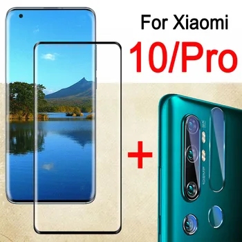 2 U 1 Zaštitno Staklo Objektiva Kamere za Xiaomi Mi 10 Ultra Zaslon Zaštitnik za Xiaomi Mi Note 10 Pro Mi10 Kaljeni Staklena film