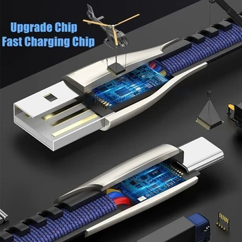 Telefonski kabel USB Type C za Samsung S20 S21 S10 S9 Plus A50 A70 A51 A71 OPPO Reno 4 5 6 Pro USB Kabel Za Brzo Punjenje Type-C Kabel