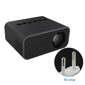 Home Media Player AV WIFI Mini Kino-projektor Prijenosni USB Podrška za mobilni telefon Android S led pozadinskim osvjetljenjem, Audio ABS