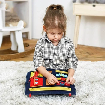 2021 Novi Klinci Montessori Igračka Za Bebe Obrazovanje Djece Osnovne Vještine Aktivnosti Zauzet Peglanje
