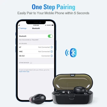 Bluetooth Kompatibilne Slušalice V5.0 TWS Ove Bežične Slušalice Slušalice Vodootporne Slušalice Stereo Sportski Slušalica