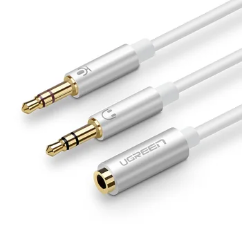 3,5 mm Produžni kabel, 3,5 mm Aux priključak za Mikrofon, Priključak Razdjelnik za slušalice, Kabel 2 3,5 mm od muškarca do 1 3,5 mm Ženski Kabel za Računalo