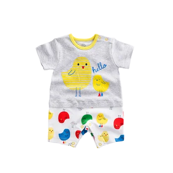 2021 Branded ljetna odjeća Dječji kombinezon za tijelo Odjeća za dojenčad, Odjeća za djecu Хлопчатобумажный odijelo Mini-auto Novorođenog djeteta
