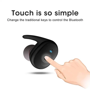 Bežične Slušalice Y30 Slušalice s redukcijom šuma Sportske Slušalice Za sve Smartphone Glazbena Slušalice TWS 5.0, kompatibilan s Bluetooth