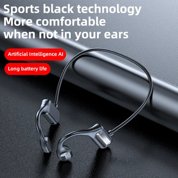 Bežične slušalice BL09, Bluetooth 5,0, audio oprema s Koštane vodljivosti, Vanjski mikrofon, Sport na Otvorenom, Stereo, Vodootporan, Mikrofon