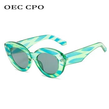 OEC CPO Elegantne Ženske Sunčane Naočale Nova Moda Mačje Oči Sunčane Naočale Ženske Veliko Vintage Naočale Marke, dizajner Gafas De Sol