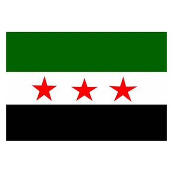 Sirija 90*150 cm Sirijska Arapska Republika Sirijski tri zvjezdice zastava za ukras