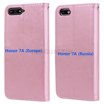 Za Huawei Honor 7A Rusija Zaštitna Torbica stalak Stil UMJETNA koža Flip poklopac za Huawei Honor 7A Europa Telefon Novčanik Torba