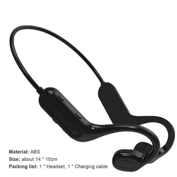 Q02 Bežične slušalice, Osjetljivi na znatnom vremena čekanja, Lagane Slušalice sa koštane vodljivosti kompatibilnim Bluetooth 5.1, HiFi Slušalice