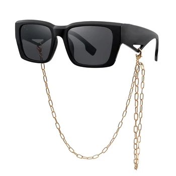 Jedinstveni Dizajn Ženske crnci pravokutni Sunčane Naočale 2021 Britanska Moda Luksuzni Brand Trg Sunčane Naočale Žene Muškarci Najnovije Naočale