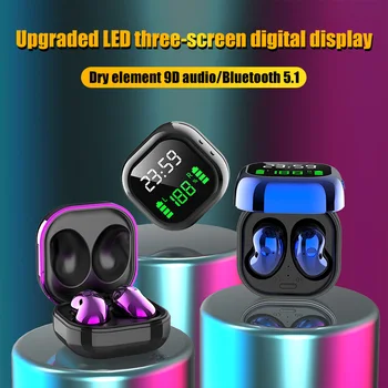 S6 plus TWS Bežični Gaming Slušalice Bluetooth Sportske Vodootporne Slušalice sa led Zaslon Buka HIFI Stereo Bas Igra Sa Mikrofonom