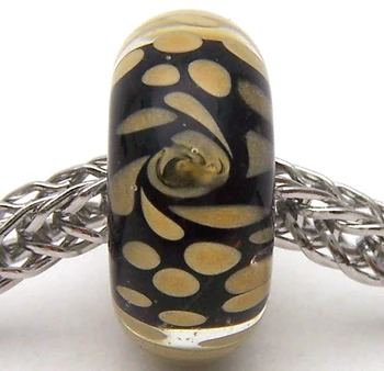 PJG3019 S925 Perle od srebra Perle od murano stakla Pogodna za europske шармов Narukvica ovjes diy nakit Лэмпворк staklene perle