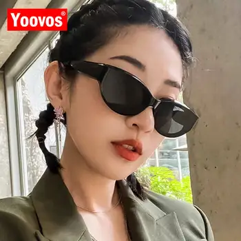 Sunčane naočale Yoovos Mačka oko Ženske Sunčane naočale u malom ivicom za žene Luksuzne marke dizajnerske sunčane naočale Retro Oculos De Sol Feminino