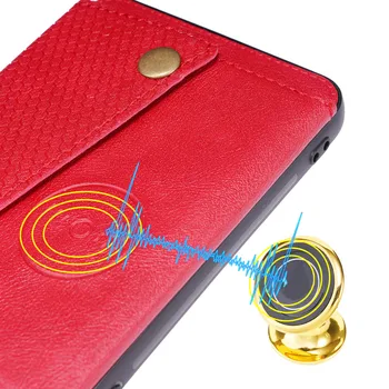 Luksuzna torbica za telefon od umjetne kože za Huawei Honor 9X 9A 20 30 S Pro Y7 P Y7A Y9 A Prime P Smart-Magnetski dizajnerski Držač za Automobil šok-dokaz Torbica