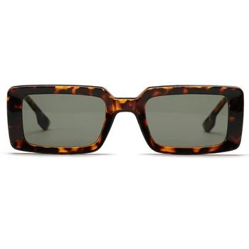 Sunčane naočale u kvadratni ivicom Peekaboo za muškarce леопардово - zelene ženske sunčane naočale uv400 za žene 2022 unisex naočale ženske дропшиппинг