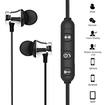 S8 Bežične Bluetooth kompatibilne Slušalice Sportske Stereo Glazbe Slušalice S Bas S Mikrofonom U Stanju Dugo Čekanja Inteligentno Buke