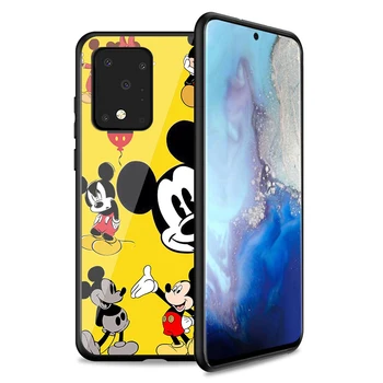 Disney Lav Mickey Mouse za Samsung Note 20 10 8 9 M02 M31 S M60S M40 M30 M20 M21 M10 S Ultra Pro Plus Crna Torbica za telefon