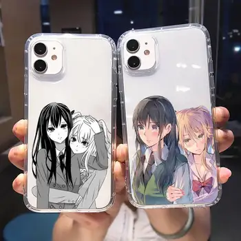 Yinuoda Anime lesbian Citrusa Yuzu Айхара Mae Torbica za telefon Transparentno za iPhone 6 7 8 11 12 13 s mini pro X XS XR MAX Plus